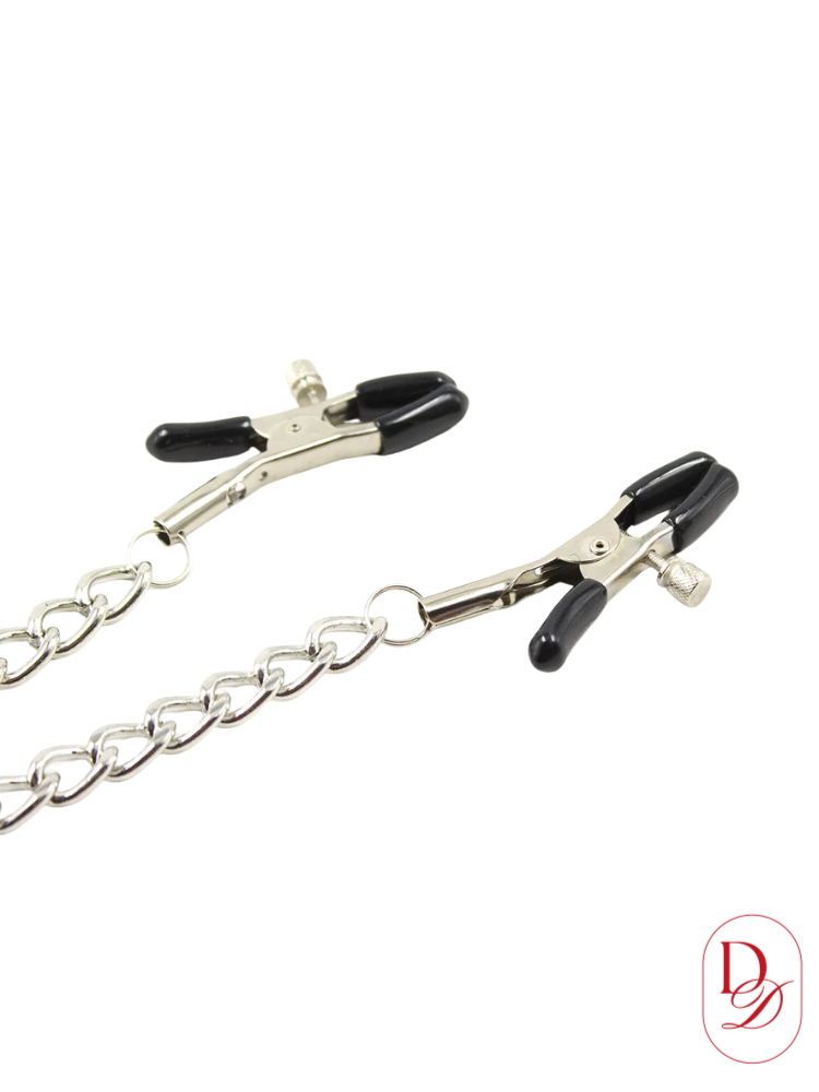 pinces à seins avec chaine