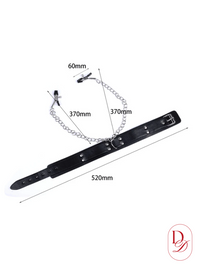 Thumbnail for Collier BDSM<br> Pinces tétons